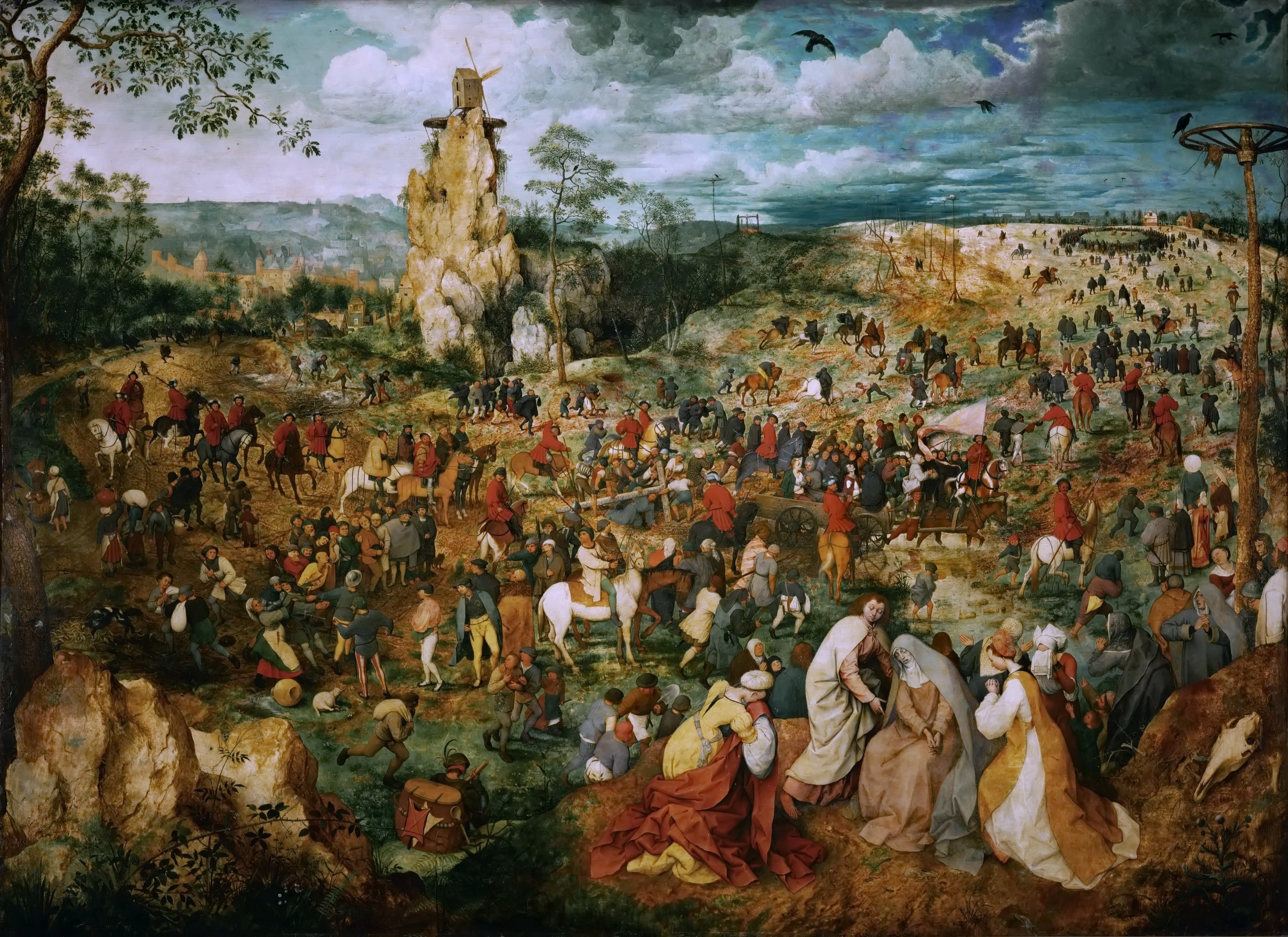 Pieter Bruegel (I) - The Procession to Calvary (1564)