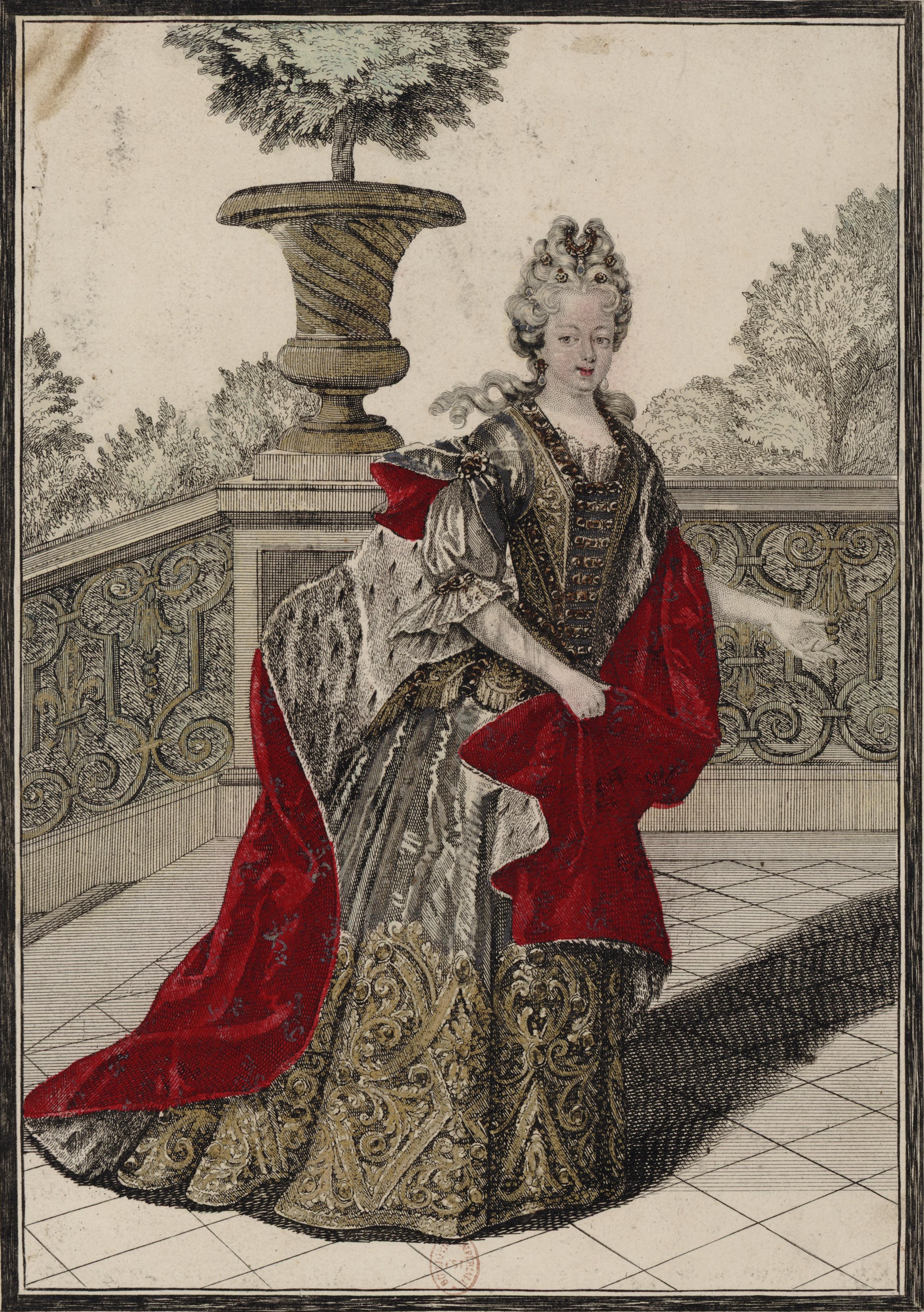Portrait of Marie Adélaïde of Savoy, Duchess of Burgundy
