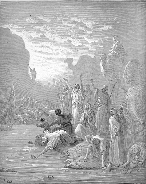 041.Moses Strikes the Rock at Horeb
