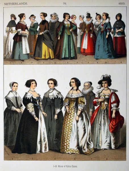 1600, Netherlands. - 091 - Costumes of All Nations (1882)