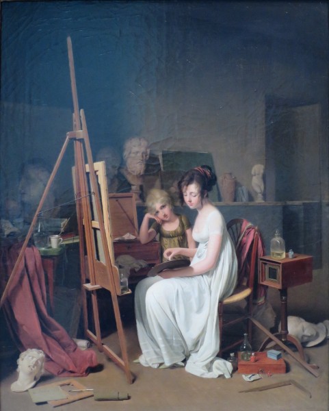 'Artist's Studio' by Louis-Léopold Boilly, 1800, Pushkin Museum