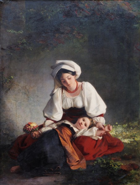 A Mother from Alvito - August Riedel 1848