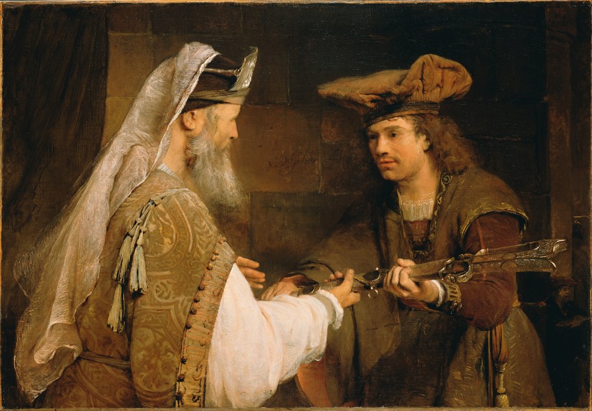 Aert de Gelder (Dutch - Ahimelech Giving the Sword of Goliath to David - Google Art Project