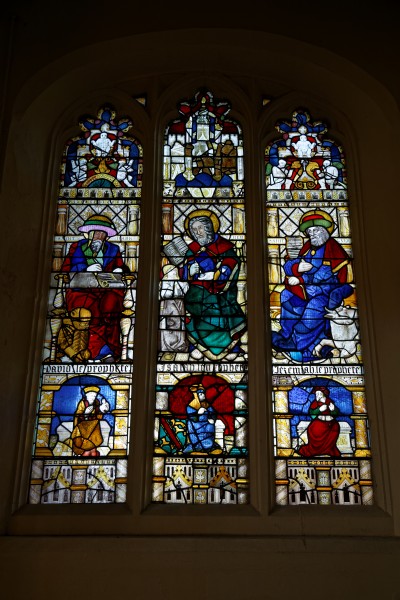 All Hallows Church Tottenham Haringey England - north aisle prophet and evangelist window