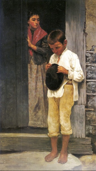 Almeida Júnior - Recado difícil, 1895