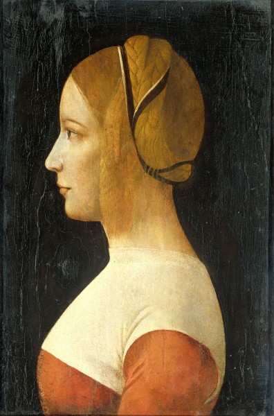Ambrogio de Predis - young blonde woman facing left