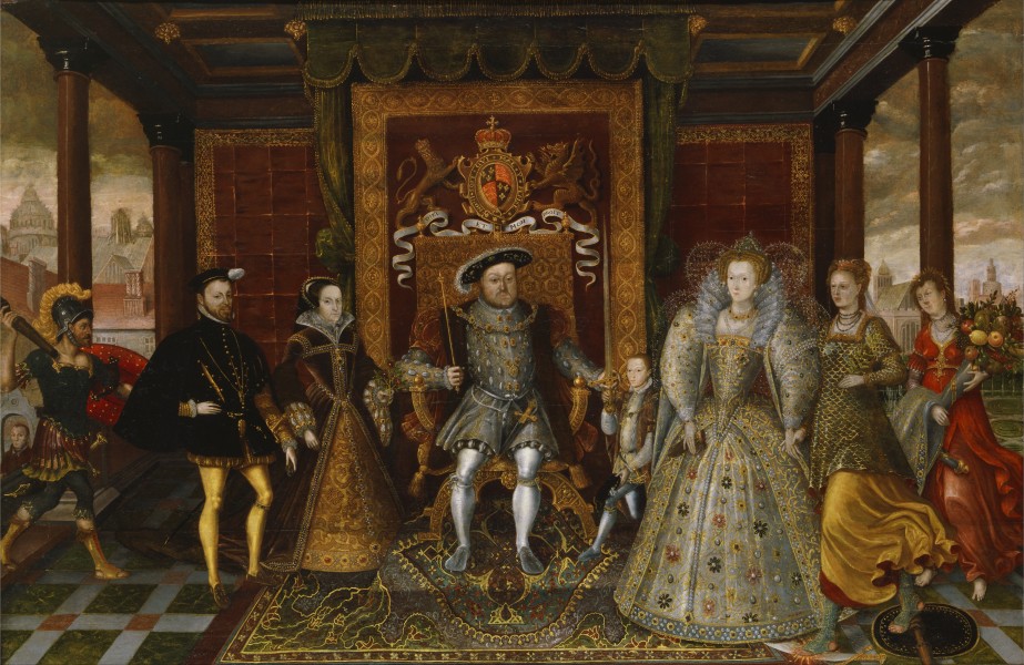 An Allegory of the Tudor Succession- The Family of Henry VIII - Google Art Project