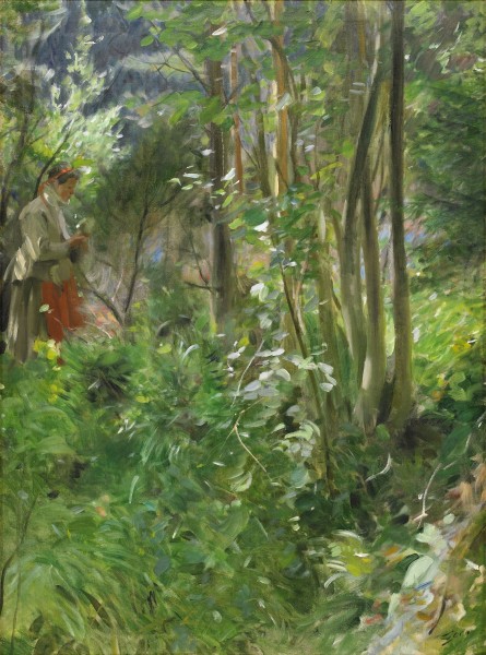 Anders Zorn - Sun in the forest 1907