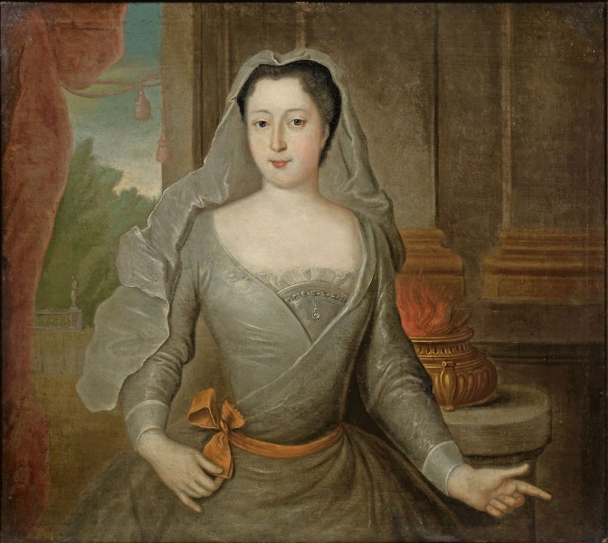 Anne Charlotte of Lorraine as a Vestal Virgin by an unknown artist