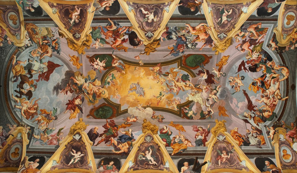 Baroque ceiling frescoes (Ljubljana Cathedral)