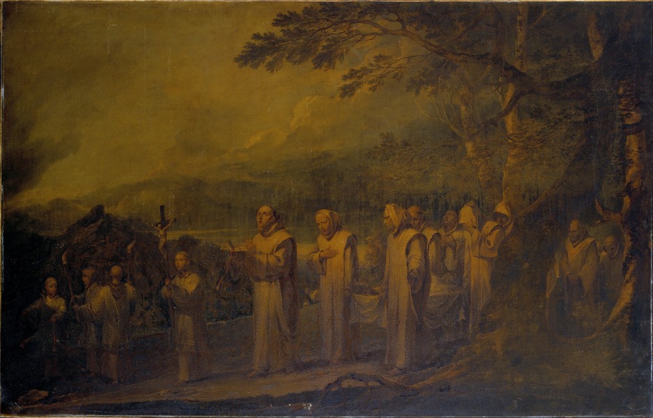 Bourgeois, Sir Peter Francis - Funeral Procession of a White Friar - Google Art Project