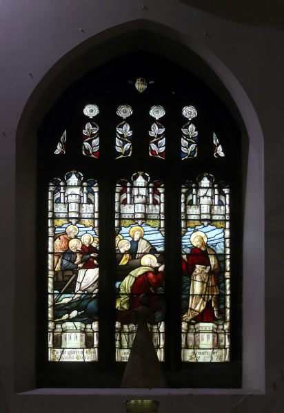 Calming the storm window, St Mary's, Wallasey