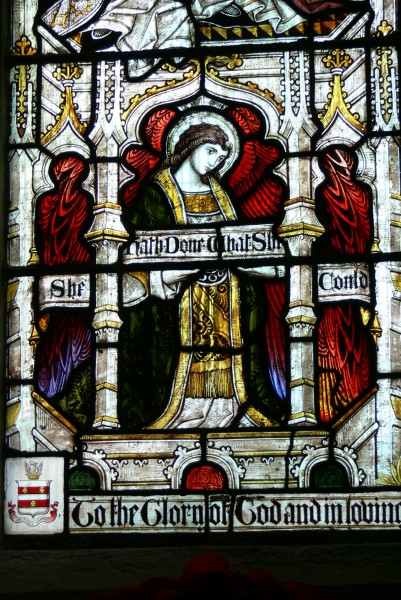 Cardiff St.John - Fenster 5d Engel