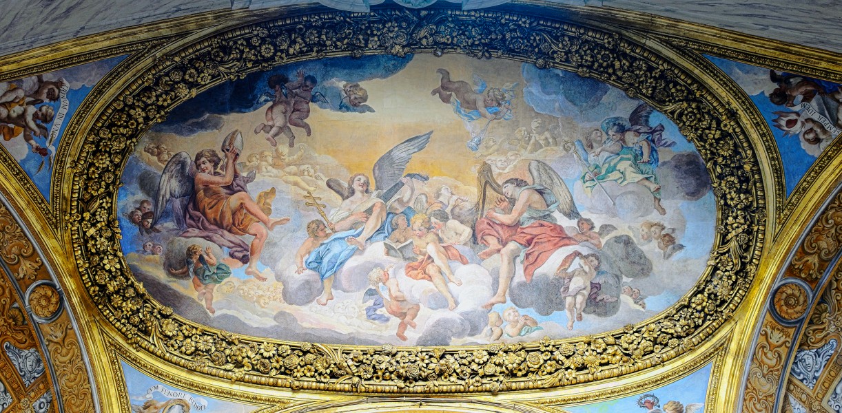 Ceiling in San Carlo al Corso (Rome)