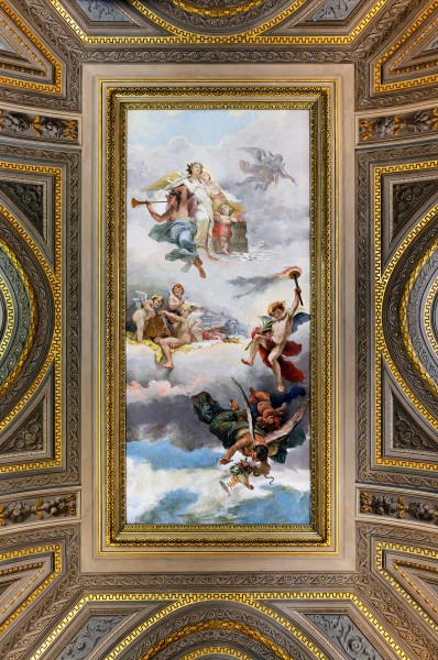 Ceiling in Vatican Museums-Livio