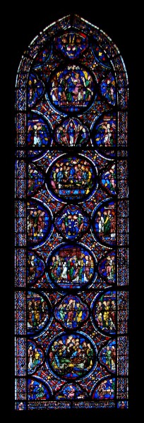 Chartres - Mort, sépulture et assomption de la Vierge