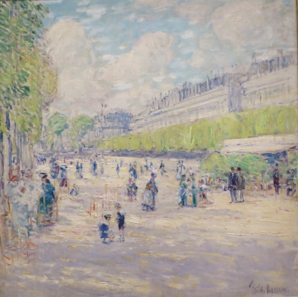 Childe Hassam - 'Tuileries Garden', c. 1897
