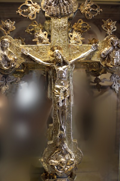 Croce processionale donata dal vescovo marino contareno, xv sec. 04