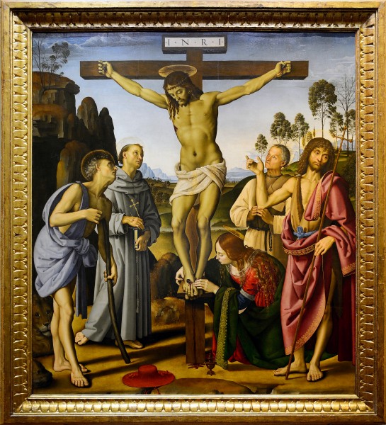 Crucifixion of Christ by Pietro Perugino