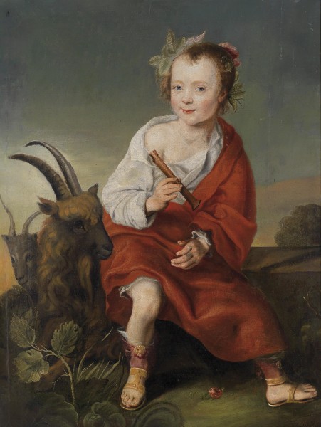 Cuyp (follower) Child with flute and goat