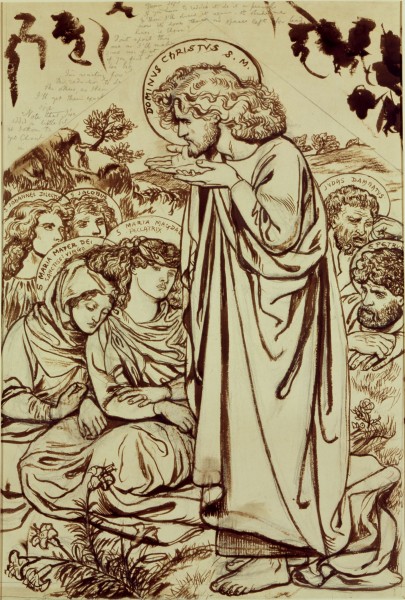 Dante Gabriel Rossetti - The Sermon on the Mount