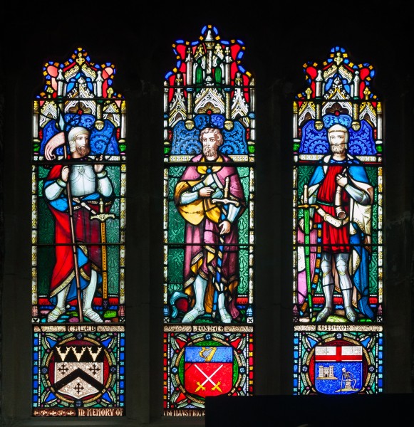 Derry St Columb's Cathedral North Aisle Governor George Walker Memorial Window 2013 09 17