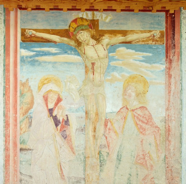 Dlijia Santa Barbara La Val fresco Friedrich Pacher