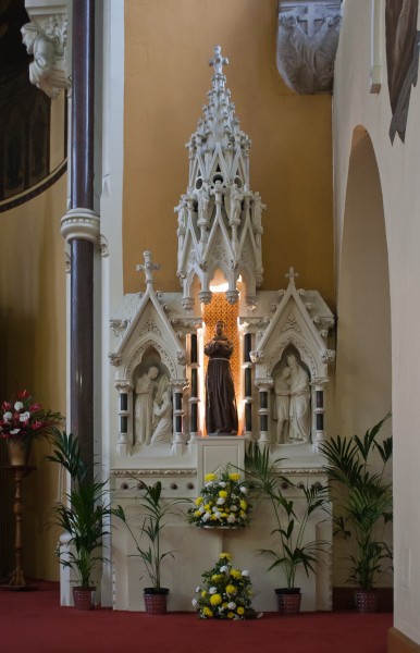 Dublin St. Mary of the Angels Church Side Altar Saint Francis 2012 09 28