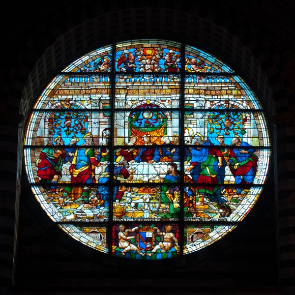 Duomo Siena, window over main portal