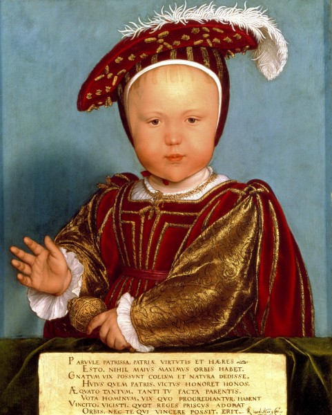 Edward, Prince of Wales (later Edward VI) by Hans Holbein the Younger and Studio