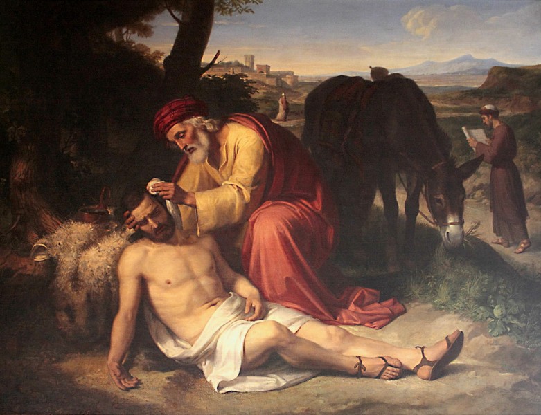 El bon samarità (1838), de Pelegrí Clavé i Roquer
