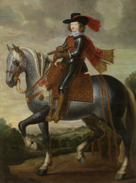 Equestrian portrait of Cardinal Infant Ferdinand of Spain -After de Crayer-2