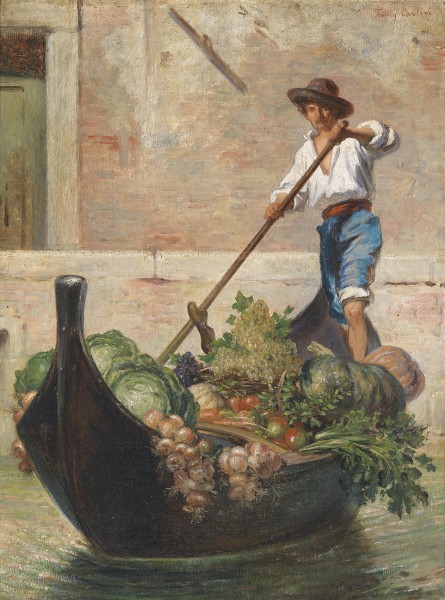 Fanny Carlini Venezianischer Gemüsehändler