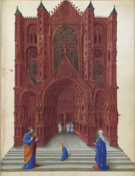 Folio 137r - The Presentation of the Virgin