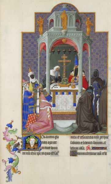 Folio 193r - The Exaltation of the Cross