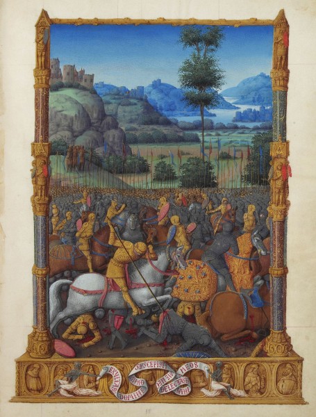 Folio 95r - David's Victory