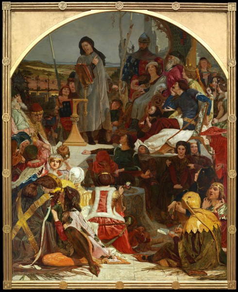 Ford Madox Brown - Chaucer at the court of Edward III - Google Art Project
