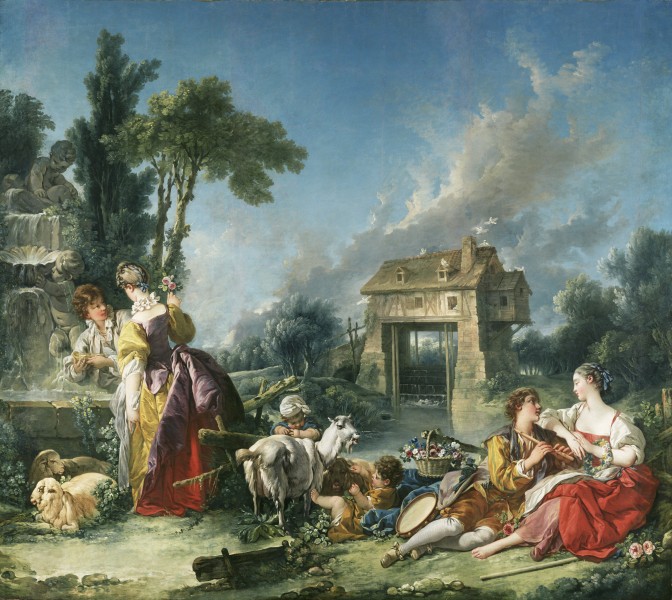 François Boucher - The Fountain of Love - 71.PA.37 - J. Paul Getty Museum