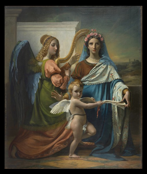 François-Joseph Navez - Saint Cecilia of Rome, 1824