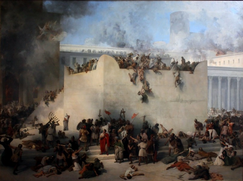 Francesco Hayez - Distruzione des tempio di Gerusalemme