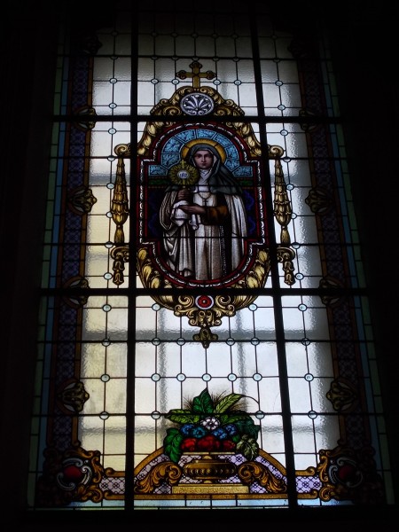 Franciscan church. Listed ID 5916. Stained glass 1. - Jászberény, Jász-Nagykun-Szolnok County