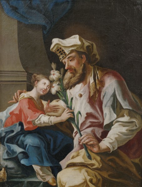 Franz Joseph Spiegler (Umkreis) Maria und der Hohepriester Zacharias