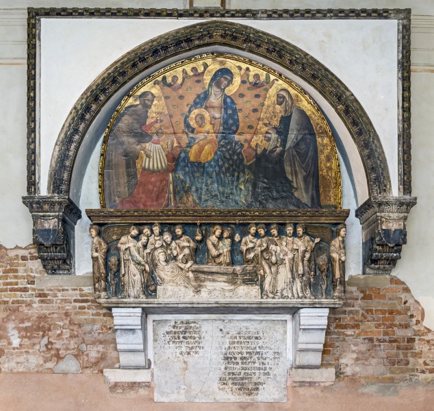 Frari (Venice) - Chapter Room - Monument to Doge Francesco Dandolo
