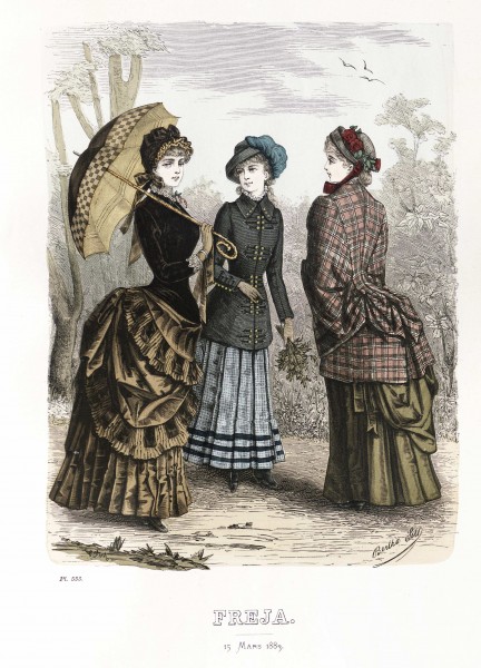 Freja- illustrerad skandinavisk modetidning 1883, illustration nr 6