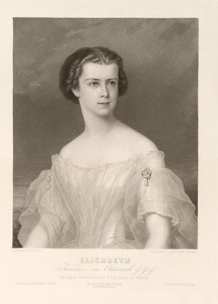 Friedrich Dürck Elisabeth Kaiserin von Österreich vor1860 ubs G 0949 III 01