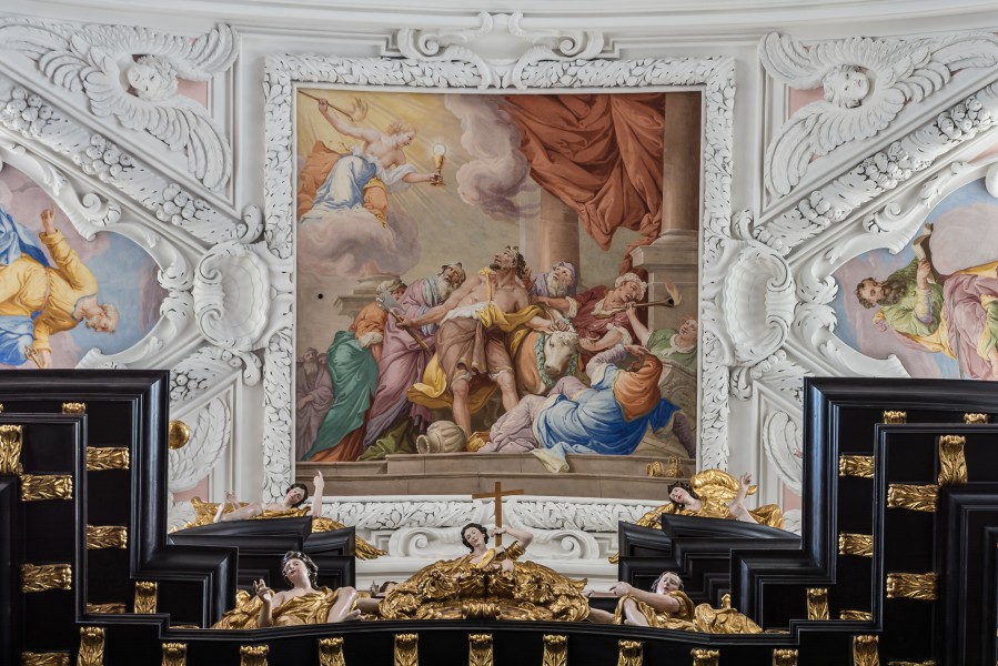 Garsten Pfarrkirche Chor Joch 2 Fresco