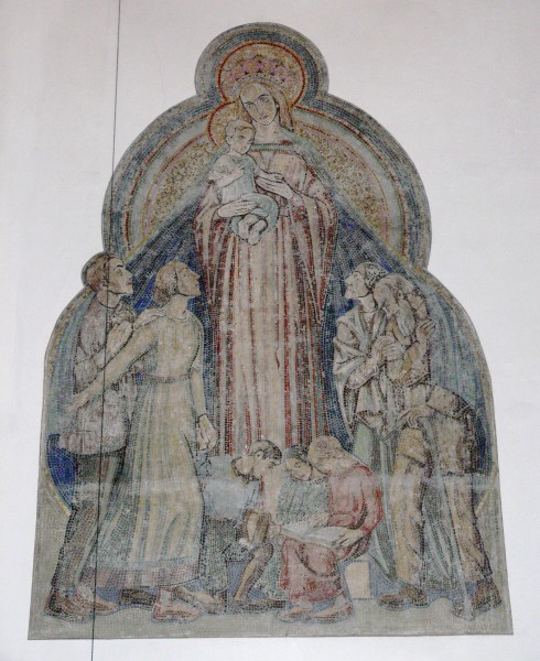 Gelsenkirchen St Augustinus Schutzmantelmadonna Mosaik