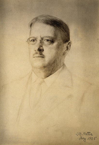 George Andrew Reisner. Photograph after a pencil drawing by Wellcome V0027069