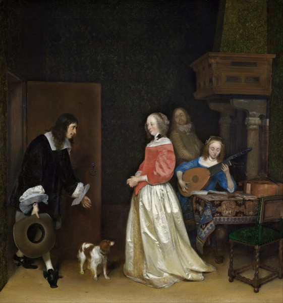 Gerard ter Borch the Younger - The Suitor's Visit - Google Art Project