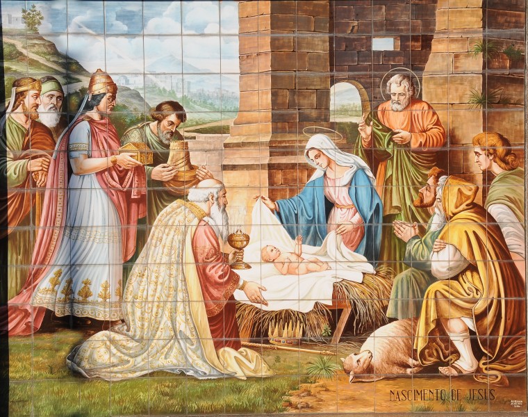 Gilmonde -Azulejos-Nascimento de Jesus
